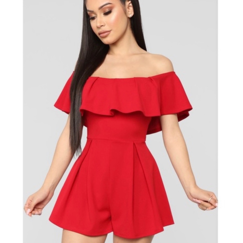 Red romper